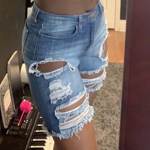 Jean Shorts (knee length)